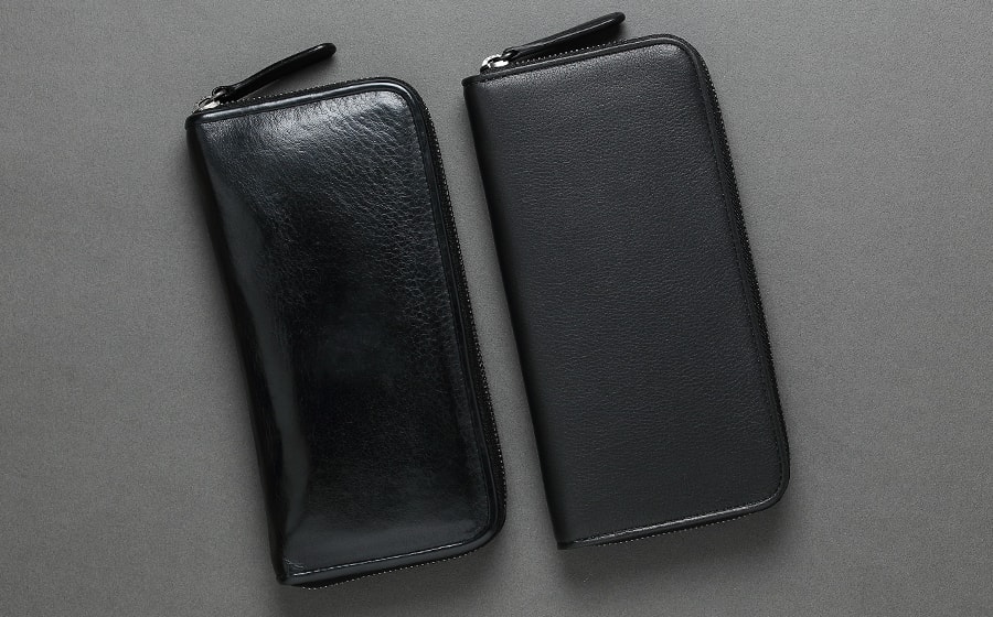 Y.N様 page_ラウンド長財布01_ブラック約3年10カ月使用