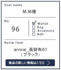 Alt81ご愛用者様レビュー S.T 様 arrow_束入れ01_ブラック 約4年10カ月使用