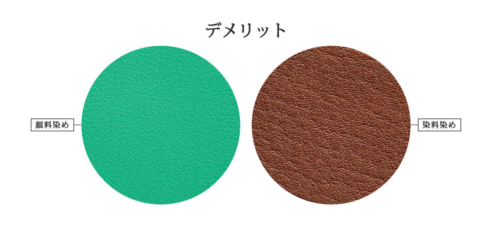顔料のデメリット