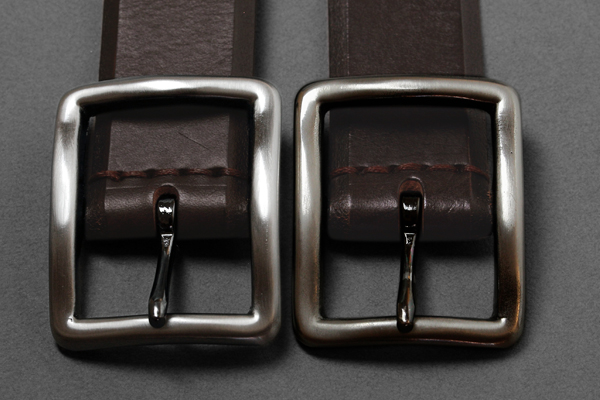 arrow_ベルト01_ダークブラウンのエイジング比較