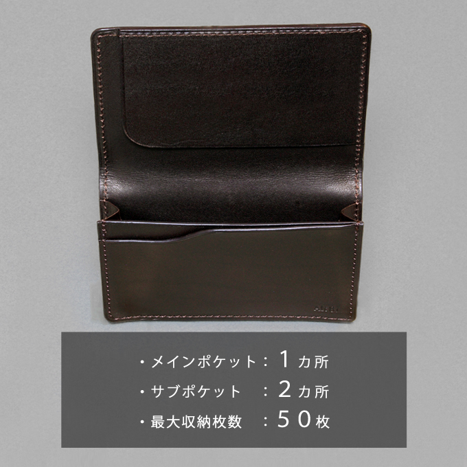 Alt81名刺入れ３型比較／track_名刺入れ03の収納力