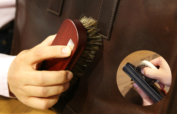 ブラッシングのかけ方の説明