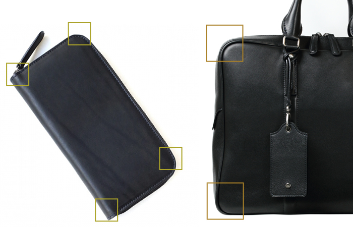 ①角部分は念入りに