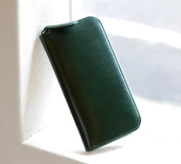 Alt81ラウンドファスナー長財布グリーンのイメージ01